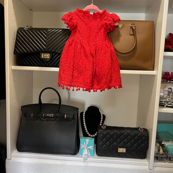 SOLD.Baby girl lace dress - Picture 4 of 5